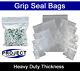 2000 Xl Large Grip Press Seal Bags 15 X 20 Clear Plastic Food Suitable Pouches