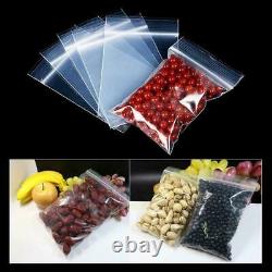 2000x Small Clear Bags Baggy Jewelry Plastic Bags Self Seal Resealable ZIP LOCK
