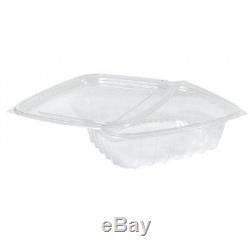 24 oz Clearpac Plastic Container 63/Bag with Lid in Clear. Dart