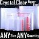 2mil Clear Reclosable Zipper Bags Zip Small Large Plastic Lock Pe Cloth Jewelry