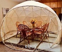 3.6m New Summer & Winter Garden Dome, Garden Igloo, Inc. 2x Canopy & Sand Bags