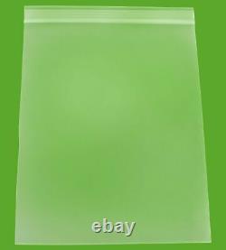 4 Mil Clear Reclosable Plastic Poly Bags 8 x 10 Top Seal Baggies Pack of 2000
