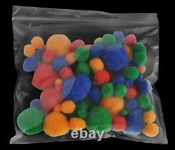 4 Mil Clear Reclosable Plastic Poly Bags 8 x 8 Top Seal Baggies 2000 Packs