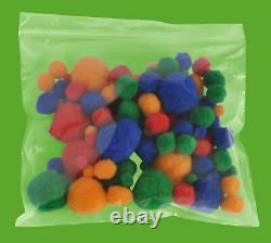 4 Mil Clear Reclosable Plastic Poly Bags 8 x 8 Top Seal Baggies 2000 Packs