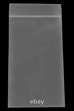 4 Mil Clear Zipper Reclosable Plastic Bags 3x4 Small Self Seal Bag 3x4 10000