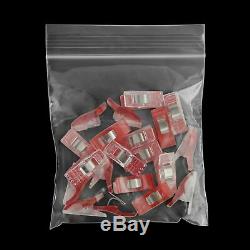 4 x 4 Plastic Zipper Reclosable Poly Seal Top Bags Jewelry 2 Mil 12000 Pcs