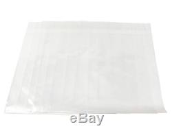 400 10 x 13 Premium Clear Plastic Self Seal Lip & Tape Poly Bags 1.5 Mil