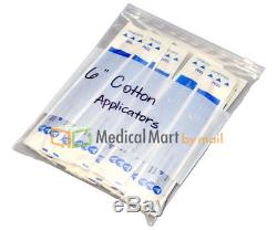 4000 8x10 Ziplock Bags with White Block Writeable 2mil Clear Plastic 8 x 10