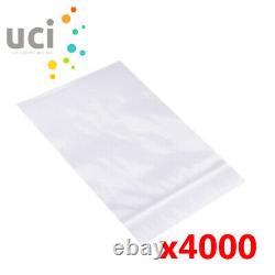 4000 Clear Plastic Bags Grip Seal Bags Polythene Zip Lock Plastic Bags 250x350mm
