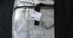 4x IKEA DIMPA Large Clear Transparent Plastic Zipped Storage Bags(65x22x65cm)