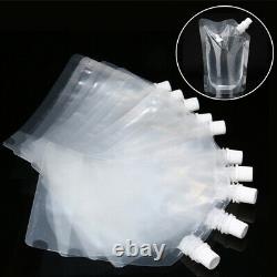 5-500 PCS 250 ml Plastic Stand-up Drink Bag Spout Pouch For Liquid Juice Milk