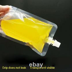 5-500 PCS 500 ml Plastic Stand-up Drink Bag Spout Pouch For Liquid Juice Milk UK