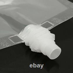 5-500X Clear Plastic Stand-up Drink Bag Spout Pouch For Liquid Juice Milk 500ml