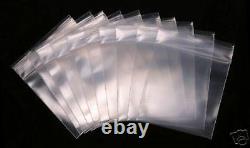 5 x 7 Zip Lock 5 x 7 Ziplock Clear Plastic Bag 5x7 Poly Seal Top Bag 2 MIL