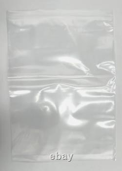 500 Clear Plastic Reclosable Zipper Bags Self Seal, 4 Mil, 13in x 18-Free Ship