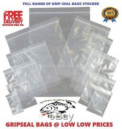 500 SMALL 2.25 x 3 CLEAR GRIP SEAL GRIPSEAL PLASTIC RESEALABLE BAGS FREE POST