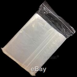 5000 Clear 5.5 x 5.5 Resealable Grip Seal Poly Plastic Polythene Zip Lock Bags