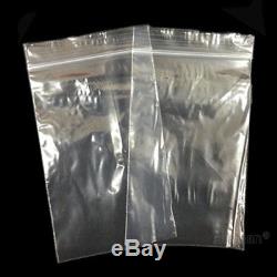 5000 Clear 5.5 x 5.5 Resealable Grip Seal Poly Plastic Polythene Zip Lock Bags