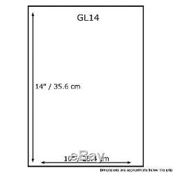 5000 Large GL14 GA133 10 x 14 Clear Write-On Panel Grip Self Seal Plastic Bags