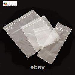 5000 PLASTIC RESEALABLE GRIP SEAL BAGS 7.5 x 7.5