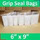 5000 Resealable Gripseal Seal Bags Poly Polythene Plastic Plain Clear Strong