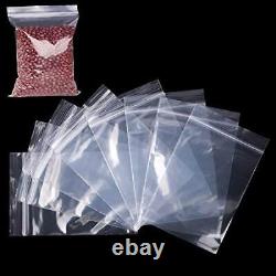 5000XGrip Seal Bags Zip Lock Clear Self Resealable Plastic 6 x 9 Storage Bags