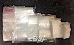 51 x boxes resealable bags clear polythene plastic grip seal wholesale job lot