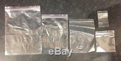 51 x boxes resealable bags clear polythene plastic grip seal wholesale job lot