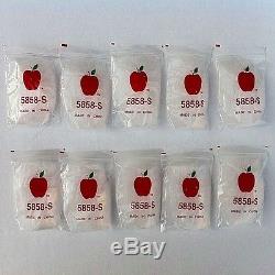 5858-s 30000 Extra Mini Zip Lock Clear Bags 5/8 X 5/8 Plastic Clear Baggies