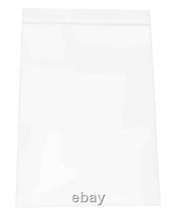 5x8 Clear Reclosable Plastic Poly Zipper Bags 4 Mil Zip Lock Bag 4000 Pieces