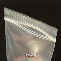 6 Mil Thick 16 Sizes 50 100 500 Bags Clear Plastic Heavy Duty Ziplock Quality