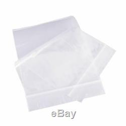 6000 Plastic GripSeal Bag Clear Resealable Zip Lock Bag 10 187x187mm/7.5x7.5'