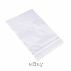 6000 Plastic GripSeal Bag Clear Resealable Zip Lock Bag 11 150x225mm/6x9'