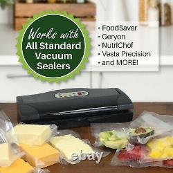 8 x 12 Quart FoodVacBags Vacuum Sealer Bags for Food Saver-Buy More Save More