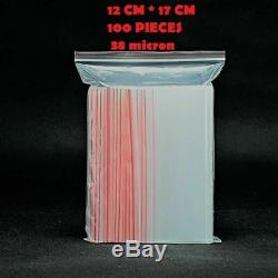 8000 PCS Clear Plastic Zip Lock Bag Grip Self Seal Resealable FAST DELIVERY