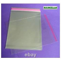 A3 A4 Self Seal Cellophane Gift Bags Large Clear Cello Plastic Adhesive Art Bag