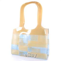 AUTHENTIC CHANEL Plastics tote Tote bag beige/clear Plastics Women