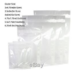 Assorted Sizes High Quality Clear Plastic Mylar Stand up Zip Lock Pouch Bag M21