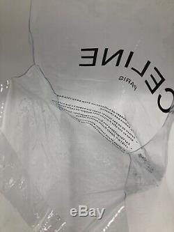 Auth CELINE Clear Transparent PVC Plastic Shopping Large Tote Bag From japan