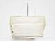 Auth Prada Ivory Clear Nylon Plastic Tote Bag