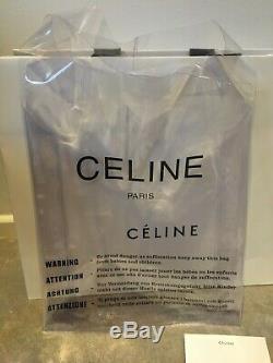 Authentic Iconic Old CÉLINE Transparent Plastic Shopping Bag, BNWT, SOLD OUT