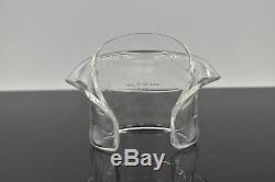 BALENCIAGA Clear Resin Draped Cuff Bracelet Plisse Plastic Acrylic with Dust Bag