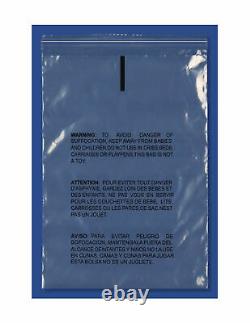 Big Clear Resealable Plastic Bags Self Adhesive Suffocation Warning 22x24 1000