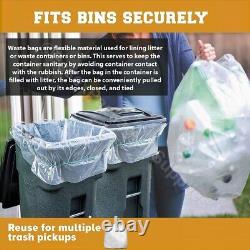 Bin Liners Clear Heavy Duty Clear Bin Bags 200g 140g Refuse Bags