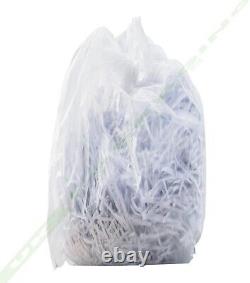 Black & Clear Plastic Refuse Sacks Bin Bags Wheelie Liners Std Duty All Qtys