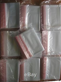 Bulk Ziplock Plastic Bags x1000 A4 Large 33cmx23cm Clear Resealable Zip Lock