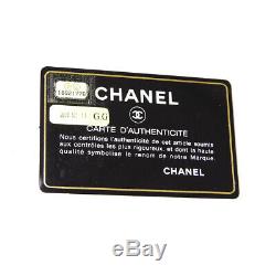 CHANEL Perfume Bottle Motif Chain Shoulder Bag Clear Gold Plastic AK43051