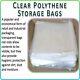 Clear Food Vacuum Sealer Rolls Bags Polythene Vaccum Food Storage Saver Seal Bag