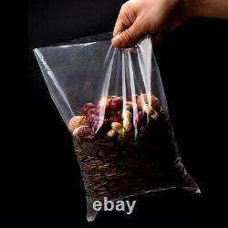 CLEAR Polythene Food Use Freezer Storage Bags Strong Plastic Crafts Food Packing