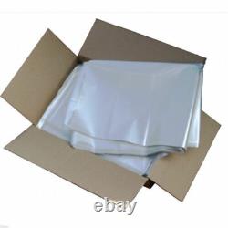 CLEAR Refuse Sacks Strong Polythene Bin Liners Waste Rubbish Bags18x29x39